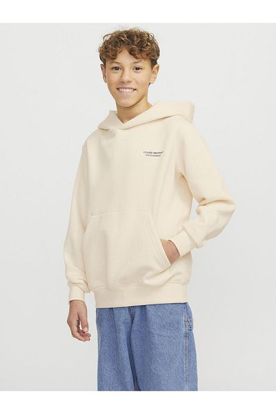 Jack & Jones Junior Kapuzenpullover Rückenprint Kapuzenpullover Junior
