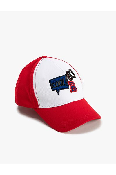 Koton Cap Hat Embroidered Color Blocked