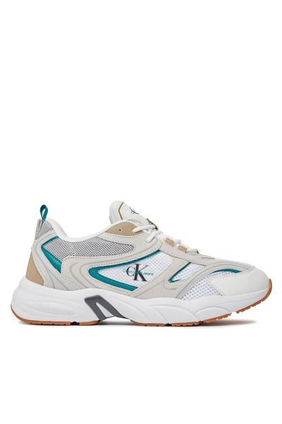 Calvin Klein White Logo Detailed Men's Shoes