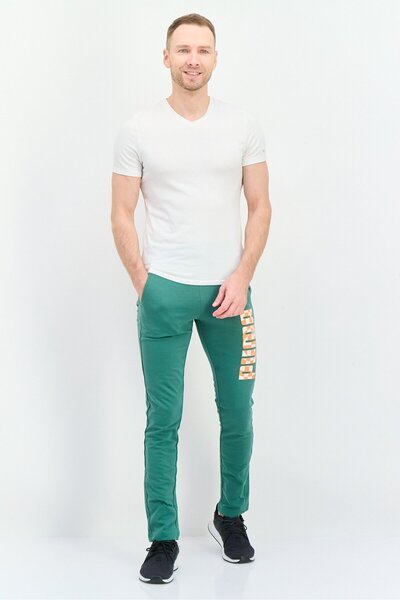 Puma Men Slim Fit Outdoor Track Pants, Green