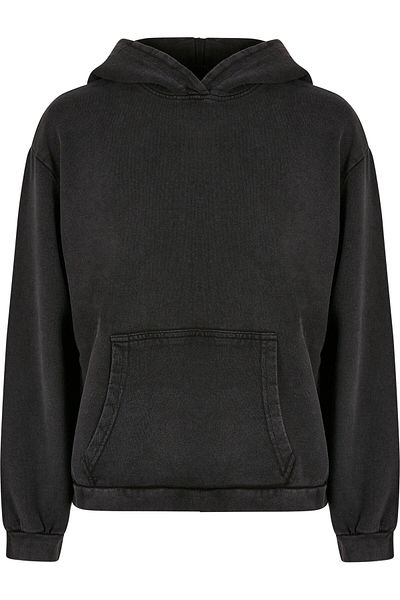 Merchcode Übergroßer Kapuzenpullover „Ladies Love“ mit Acid-Wash