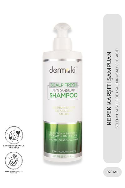 Dermokil Scalp Fresh Anti-Dandruff Shampoo 390 ml