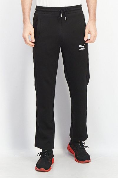 Puma Men Sportswear Fit Embroidered Logo Sweatpants, Black