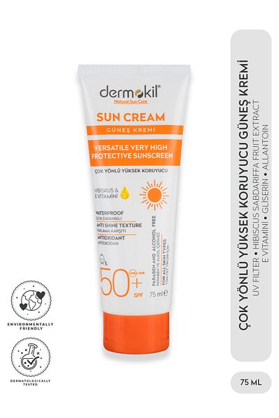 Dermokil High Protective Versatile Sun Cream - 50 SPF 75 ml