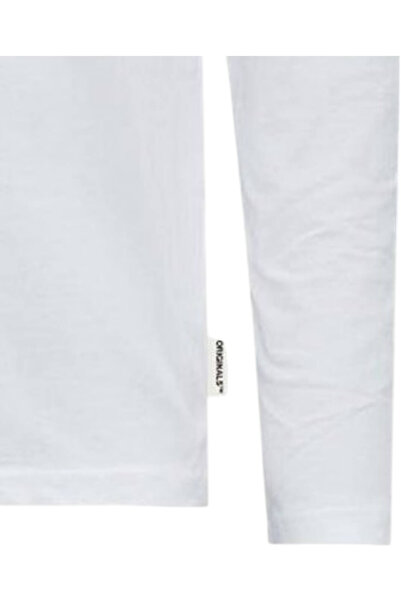 Jack & Jones Bluza JACK &JONES Vesterbro Newton Crew - 12266419-Bright White
