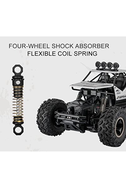 fulina 2.4GHz Remote Control Toy Cars, 1:16 Scale Alloy Four-wheel Drive RC Car