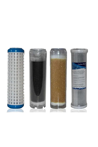 AQUA BELLA Daire Bina Sayaç Girişi 10" Inc 4 Aşama ( Yıkanabilir , Gac , Reçi...