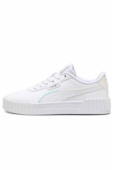 Puma Pantofi albi de damă pantofi sport casual Carina 3.0