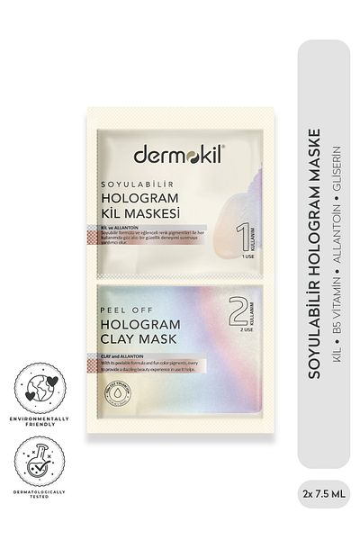 Dermokil 2*7.5 Ml Peelable Hologram Mask