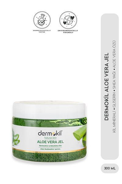 Dermokil Aloe Vera Gel 300 ml - Moisturizing and Relaxing