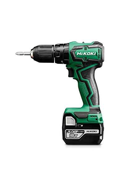 HİKOKİ Hikoki DV18DD-5.0 18V/5.0Ah 55Nm Çift Akülü Şarjlı Darbeli Kömürsüz Ma...