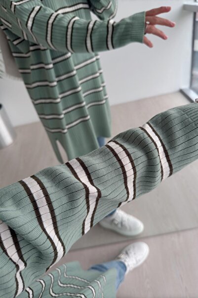 Ka Hijab Lady Tesettür Triko Tunik - Yeşil