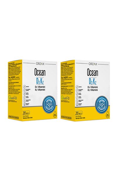 Ocean Vitamin D3K2 1000 Iu |   20 ml Drop (2Pcs)