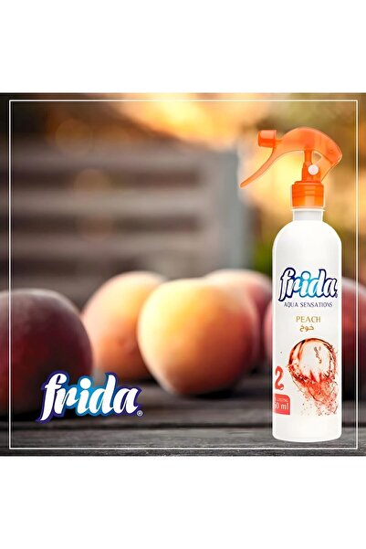 Frida معطر جو اكوا - قطعتين بنكهة الخوخ، 460 مل