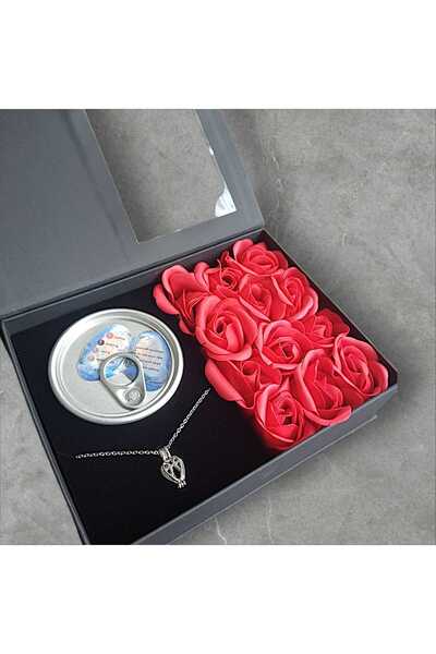 anonim İstiridye İçinden Çıkan Gerçek İnci Kolye Seti - Özel Hediye Kutusunda...