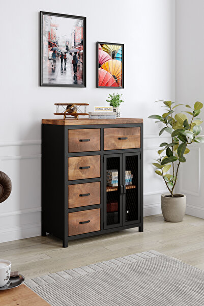 KIYMIK HOME 5008 Dresuar Size Özel Üretim - Gerçek Ağaç - Ceviz