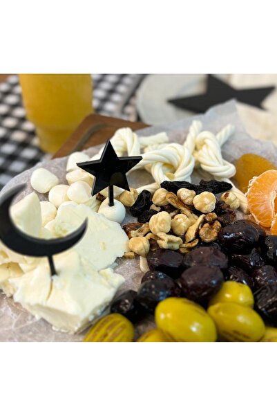 Tara Stüdyo Yıldız Mini Kek Sunum Çubuğu 4'lü