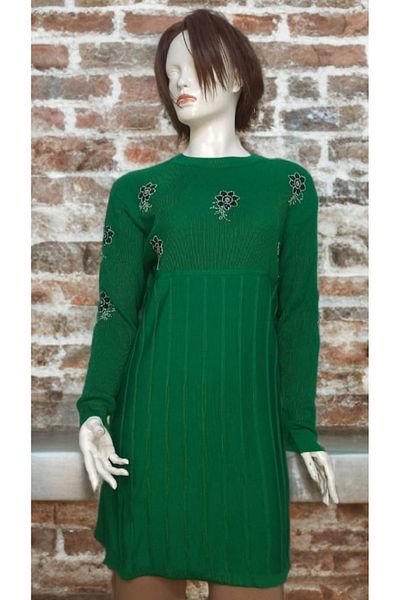 ÇALIKUŞU TRİKO Stone Embroidered Knitwear Tunic