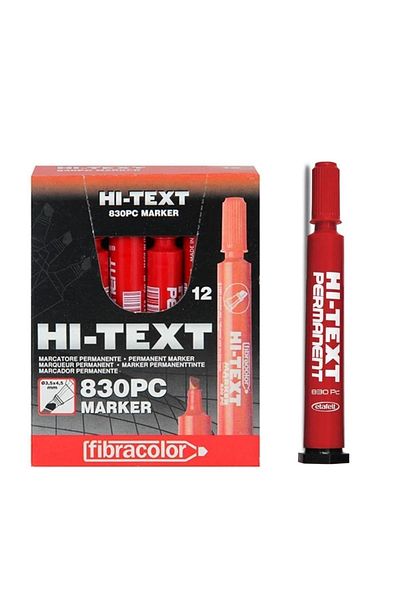 Hi-Text 830 PC Cut Point Parcel Pen 12 Pieces 1 Box