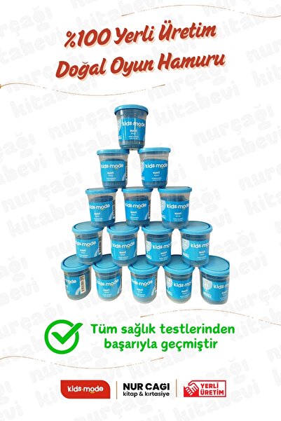 Kids Mode Kidsmode Yerli Üretim Doğal Oyun Hamuru tekli MAVİ 115 gr