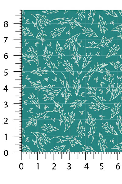 FabricMarket %100 Pamuk Saten Kumaş Seti– 6 Gül Deseni, Dijital Baskı, Patchwork Ve Dikiş Için