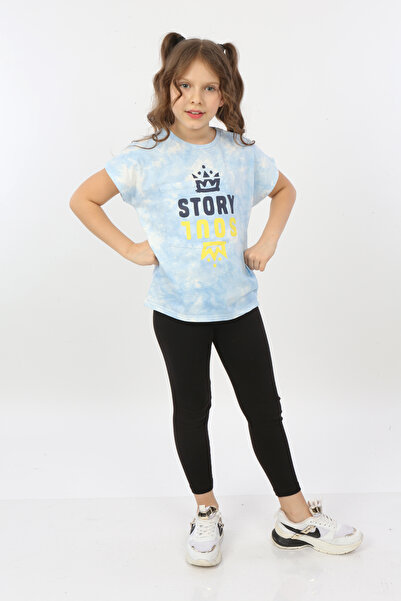 Toontoy Majica kratkih rukava "Girl's Story Soul Štampano"