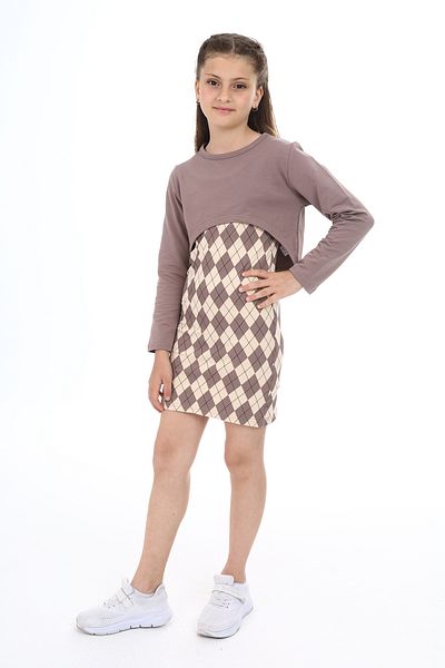 Toontoy Printed 2-Piece Suit for Girls