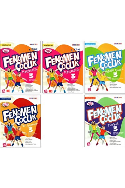 Fenomen Yayıncılık Gama Yayınları Fenomen Çocuk 3. Sınıf Set Matematik 2 Kita...