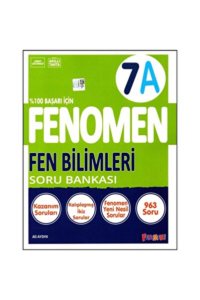 Fenomen Yayıncılık 7. Sınıf Fen Bilimleri Soru Bankası (A)