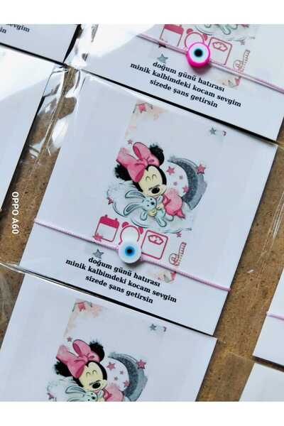 nasclaycollection Hediye Doğum Günü Diş Buğdayı Özel Günler Kartlı Pembe Ip N...