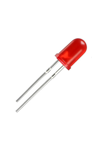 LEDONLİNE 20 ADET KIRMIZI MANTAR LED 5 MM