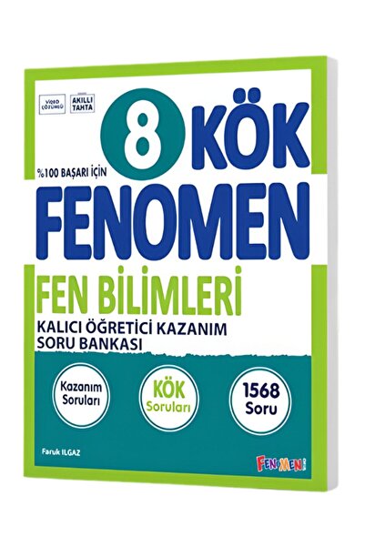 fenomen çocuk Kurmay Yayınları Kök Fenomen 8. Sınıf Fen Bilimleri Soru Bankası