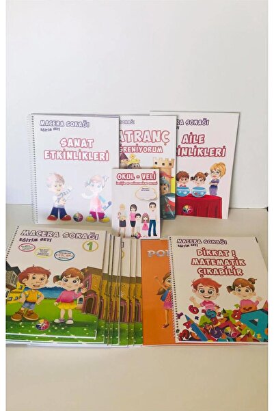 Beyaz Pusula Yayınları Macera Sokağı Eğitim Seti 5 - 6 Yaş