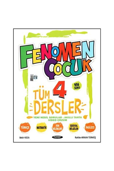 Kurmay Yayınları KURMAY YAYINLARI FENOMEN ÇOCUK 4 TÜM DERSLER SORU BANKASI