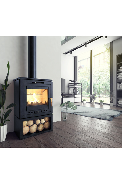 Alternatif ALTERNATİF VDB METAL 5 KW ARTİSH PLUS ODUN SOBASI İTHAL KOYU MAVİ