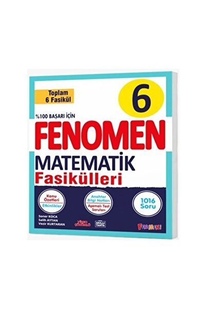 Fenomen Yayıncılık FENOMEN YAYINLARI 6 Matematik Fasikül Seti