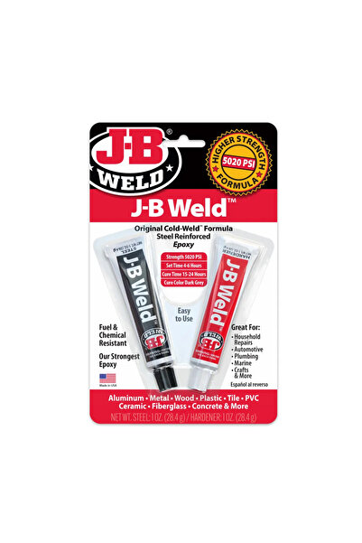 JB Weld Adhesive Weld - Çiftli Epoksi Yapıştırıcı ve Tamir Macunu Metal Dolgulu Endüstriyel Yapıştırıcı
