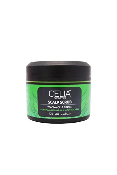 Celia مقشر فروة الرأس بزيت شجرة الشاي والزنجبيل - 300 جرام