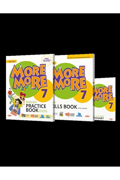 More&More Yayınları Kurmay Yayınları More And More 7 Sınıf English Practice Book +skıllsbook+ Dıctıonary