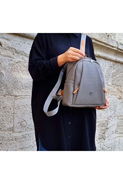 çantamgelsin Just Polo Women's Sand 9 Compartment Backpack