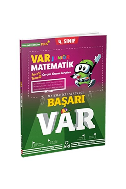 Arı Yayıncılık 4 Sınıf Var Junior Matematik Soru Bankası