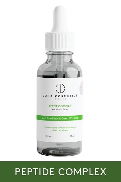 Lona Cosmetics Peptide Complex Serum - Moisturizing, Plumping, Anti-Aging and Skin Renewing Repair