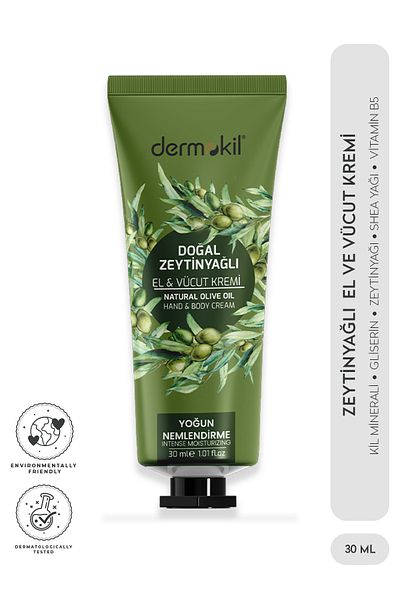 Dermokil 30 ml Olive Oil Hand and Body Cream