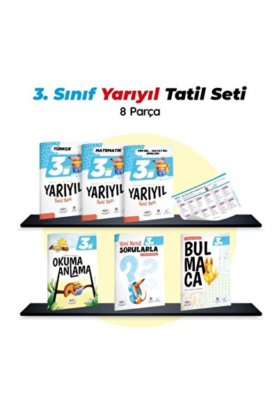 öğretmen evde Yayınları 3.sınıf Yarıyıl Tatil Seti