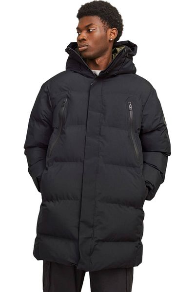 Jack & Jones Geaca JACK &JONES Alpha Long Puffer - 12260481-Black