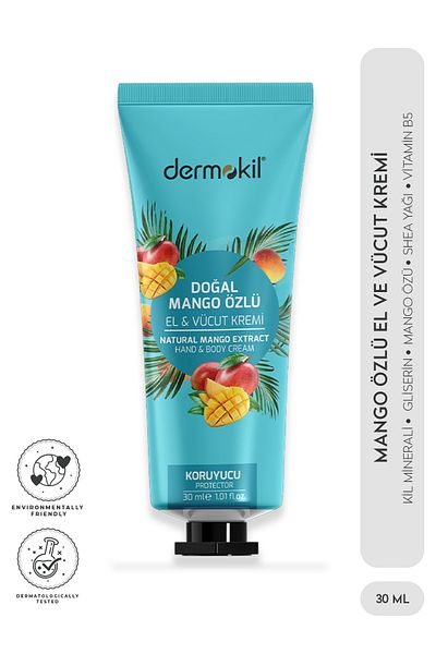 Dermokil 30 ml Hand and Body Cream