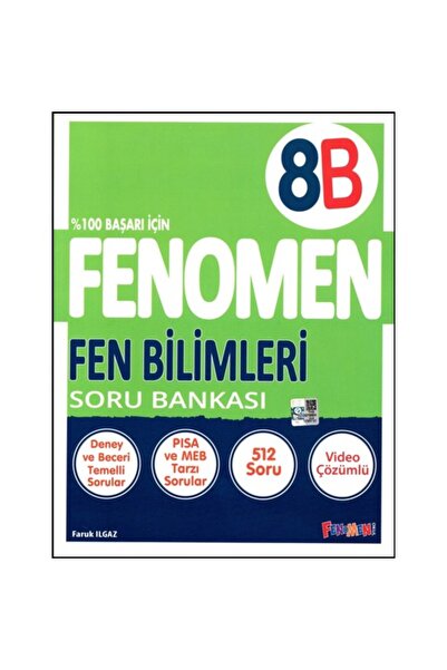 Fenomen 8.Sınıf LGS Yeni Baskı Fen Bilimleri - B Soru Bankası - fnm