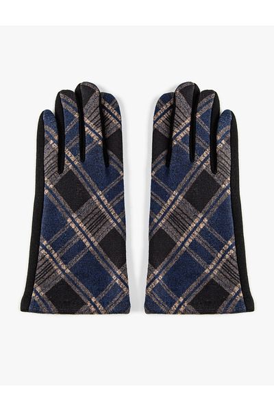 Koton Plaid Patterned Gloves