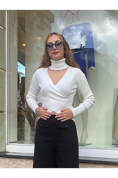 Unique Knitwear Double Breasted Sweater