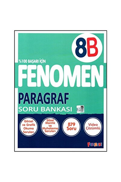 Gama Yayınları FENOMEN 8.SINIF LGS PARAGRAF B SORU BANKASI HEDİYELİ